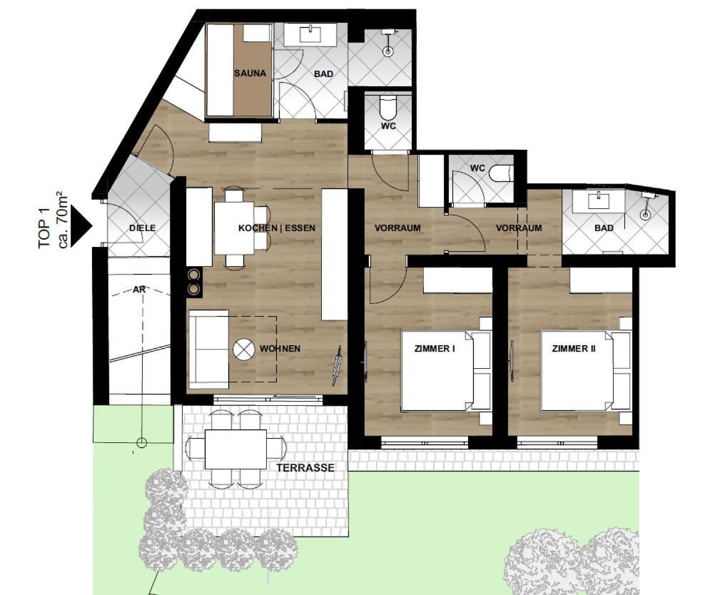 Appartement Alpenrot 상트조한임퐁가우 외부 사진